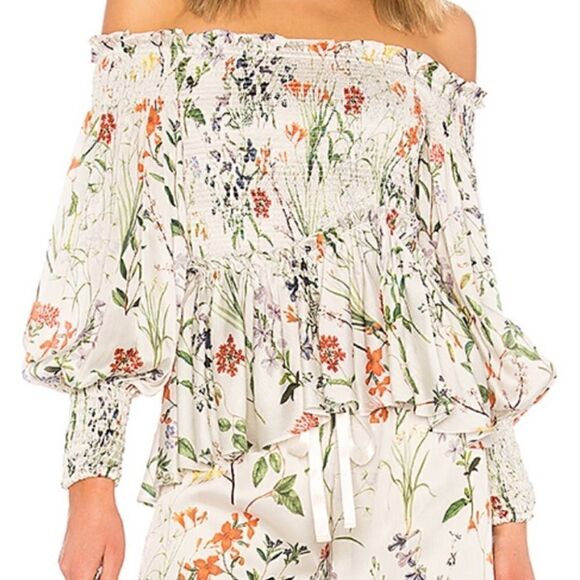 Alexis Elsa top in botanical cream - Picture 3 of 10